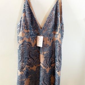 Free People sequin mini dress